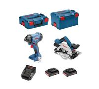 BOSCH Kit 18V BSK182D2A (GDR 18V-160 + GKS 18-57 G + 2 x 2 0 Ah + AL1820 + L-Boxx 136 + L-Boxx 238)