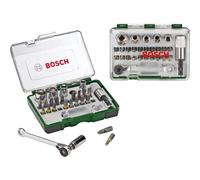 BOSCH Kit 27 pieces, assortiment d'embouts de vissage avec cliquet 2607017160