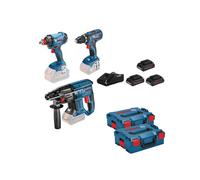 BOSCH Kit 3 outils 18V (GSR+GDX+GBH) - KIT3OUT18V6 - 0615990M0V