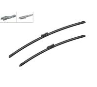 BOSCH Kit Balais Essuie-Glace Plat Citroen C4 Berline 2004- 1,4 65kW