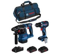 BOSCH Kit BK2021BAG (GBH 18V-22 + GSR 18V-90 C + 2 x 4,0 Ah ProCORE + GAL18V-40 + HDBAG)