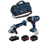 BOSCH Kit BK2026BAG (GDS 18V-1600 HC + GWS 18V-10 + 2 x 8,0 Ah ProCORE + GAL18V-160 + HDBAG)