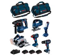 BOSCH Kit BK603BAG (GSB18V-90CGDX18V-200GKS18V-57-2GST18V-125BGBH18V-22GLI18V-300 3x4,0Ah PC GAL18V-40 2xHDBAG)