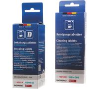 Bosch - Kit d’entretien machine à café : Pastilles de détartrage + pastilles de nettoyage 00312261