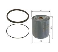 BOSCH Kit de 3 filtre d'inspection + 6 litres d'huile moteu adaptéDAF CF 75 sxu