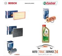 BOSCH Kit de 4 filtre d'inspection + 6 litres d'huile moteu adapté VOLVO XC70 V7