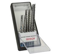BOSCH Kit de 6 lames de scie sauteuse Progressor, Robust Line 2607010531
