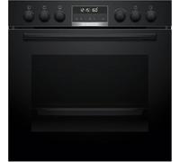 Bosch Kit de cuisinière encastrable HND671LS67, série 6, cuisinière encastrable 60 cm, auto-nettoyage à pyrolyse et chariot de cuisson HEB578BB3, série 4 plaque de cuisson électrique 60 cm avec zone
