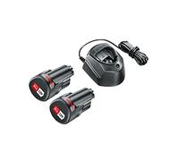 Bosch Kit de démarrage 12V 1600A01L3E – 2 batteries 1,5 Ah et chargeur GAL 1210 CV