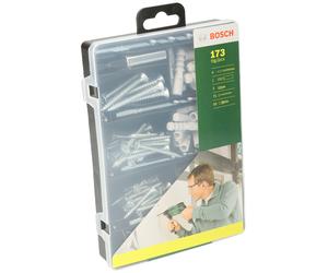 BOSCH Kit de fixation 173 pieces 2607019511