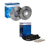 BOSCH Kit De Freins Avant Pour RENAULT Grand Scenic II - Disques + Plaquettes