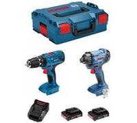 BOSCH Kit GSB 18V-21 GDR 18V-160 (2 x 2,0 Ah AL1820CV L-Boxx 136)
