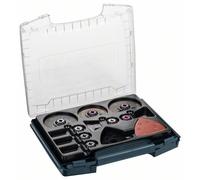 BOSCH Kit i-BOXX professionnel 34 pièces pour la décoration intérieure ACZ 100 BB ; ACZ 85 BEI ; ACZ 100 SWB ; AII 65 BPB (2x); AIZ 32 APB (2x); AIZ 32 BSPB (2x); AIZ 32 CBE (2x); ATZ 52 SFC (2x); AVZ