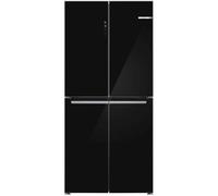 Bosch - KMC85LBEA série 4 - Réfrigérateur à porte française - 189,5 x 85,5 cm - Réfrigérateur de 324 l + congélateur de 223 l - NoFrost - Vita Fresh XXL pour plus frais - Façade en verre - Noir