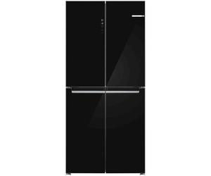 Bosch - KMC85LBEA série 4 - Réfrigérateur à porte française - 189,5 x 85,5 cm - Réfrigérateur de 324 l + congélateur de 223 l - NoFrost - Vita Fresh XXL pour plus frais - Façade en verre - Noir