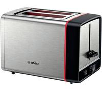 Bosch MyMoment TAT6M420 Grille-pain compact avec grille réchauffe-viennoiseries pliable amovible, avec fonction décongélation, arrêt automatique, fonction lift, centrage du pain, idéal pour 2