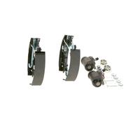 Bosch Mâchoires de frein prémontées 0 204 114 027 - Kit arrière 1 jeu complet pour Peugeot Citroën