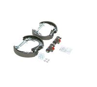 Bosch Kit frein à tambour arrière KS581 – Super Pro, 1 jeu prémonté, 2 cylindres, 4 mâchoires