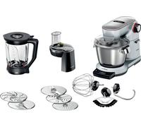 Bosch Küchenmaschine Serie 8 OptiMUM, 1600 Watt, silber Robot de cuisine acier inoxydable