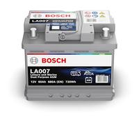 Bosch LA007 - Batterie à décharge lente et de démarrage - 60 Ah 680 A 12 V - Technologie AGM - adaptée aux usages nautiques et de loisirs (camping-car, caravaning, marine…)