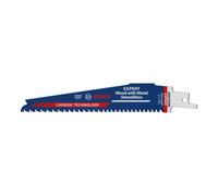 Bosch Lames de scie sabre Expert S 967 XHM Démolition bois et métal – 150 mm, Lot de 10