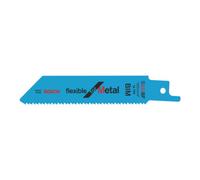 Bosch Lame de scie-sabre S 522 BF Flexible pour métal 100 x 19 x 0,9 mm Lot de 5