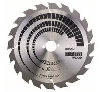 BOSCH Lame de scie Construct Bois 250 x 30 x 3,2 mm ; 20 2608641774