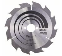 BOSCH Lame de scie Optiline Wood 190 x 30 x 2,6 mm, 12 2608641187