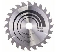 BOSCH Lame de scie Optiline Wood 235 x 30/25 x 2,8 mm, 24 2608640725