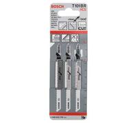 BOSCH Lame de scie pour scie alternative T 101 BR Clean for Wood (3 pcs) 2608633779