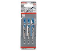 BOSCH Lame de scie pour scie alternative T 118 A Basic for Metal (3 pcs) 2608631507
