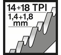 Bosch Lame de scie sabre S 1227 BEF Endurance for Heavy Metal