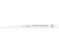 Bosch Lame de scie sabre S1111DF de démolition multi-matériaux | pour Bois avec clous durs, Bois de chantier, Longueur 225 mm, Accessoire Scie sabre