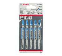 BOSCH Lame de scie sauteuse PRO Metal thick and thin T123XF, 100 mm, 5 pieces 2608638473