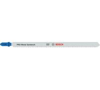 Bosch Lame pour scie sauteuse PRO Metal Sandwich T718BF 180 mm, 5 pièces
