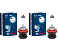 Bosch Lampe de phare Pure Light H11 12V 55W (Lot de 2)