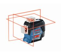 Bosch Laser lignes GLL 3-80 C, avec 1 x 2,0-Ah-Li-Ion-batterie, assortiment d'accessoires - 0601063R05