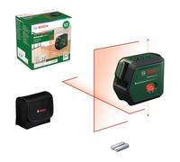 Bosch Laser lignes UniversalLevel 2 (croix laser avec point d'aplomb intégré pour un alignement précis et transfert d'application facile, dans boîte carton)