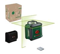 Bosch Laser lignes UniversalLevel 360 (laser lignes vertical et horizontal avec laser à 360° pour un alignement dans toute la pièce, dans boîte carton pour e-commerce)