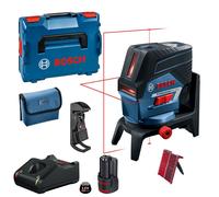 Bosch Laser points et lignes GCL 2-50 C Professional dans une L-BOXX, avec 1 batterie 2,0 Ah Li-Ion, pack d'accessoires - 0601066G03