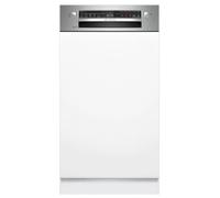 bosch lave-vaisselle 45cm 10 couverts 46db intégrable avec bandeau metallic [EEK: E]