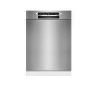 Bosch SMU4ECS28E, Série 4, Lave-vaisselle intelligent sous meuble 60 cm, tiroir à couverts, lave-vaisselle, fabriqué en Allemagne, particulièrement silencieux, séchage supplémentaire, vaisselle rapide