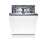 Bosch Lave-vaisselle entièrement intégré, série 4, 13 services, 3ème plateau à couverts, silencieux, demi-charge, SMV4ENX06E