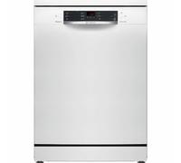 Bosch - Lave-vaisselle libre, 60 cm de large, 13 services, silencieux, programme rapide, troisième plateau à couverts, blanc, SMS46KW02E