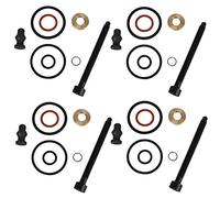 Bosch - Lot de 4 joints d'injection avec Kit de réparation pour vis, pompe, buse 1.9 2.0 TDI - Avec code moteur BKC, BMM, BLS, BPW, ATD, AXR, ASZ, BLT