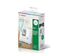 Bosch Lot de 4 sacs d'aspirateur type G All eco BBZGALLECO - 99,9% de filtration avec fermeture hygiénique - 50% plastique en moins - Pour toutes les séries actuelles sauf BSG8, BGL10, BGN1, BSG1