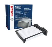 Bosch M2116 Filtre d’Habitacle Standard, Filtre de Remplacement - Contre le Pollen et la Poussière pour un air plus Propre à l'Intérieur du Véhicule