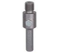 BOSCH Mandrin hexagonal pour forets creux avec filetage M 16 11 mm, 80 mm 2608550078