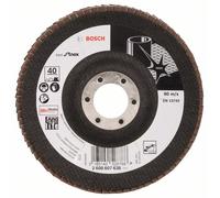 BOSCH Meule à lamelles X581, Best for Inox 125 mm, 22,23 mm, 40 2608607638