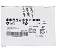 BOSCH Meule fibre R444, Expert pour métal 100 mm, 16 mm, 100 2608606920